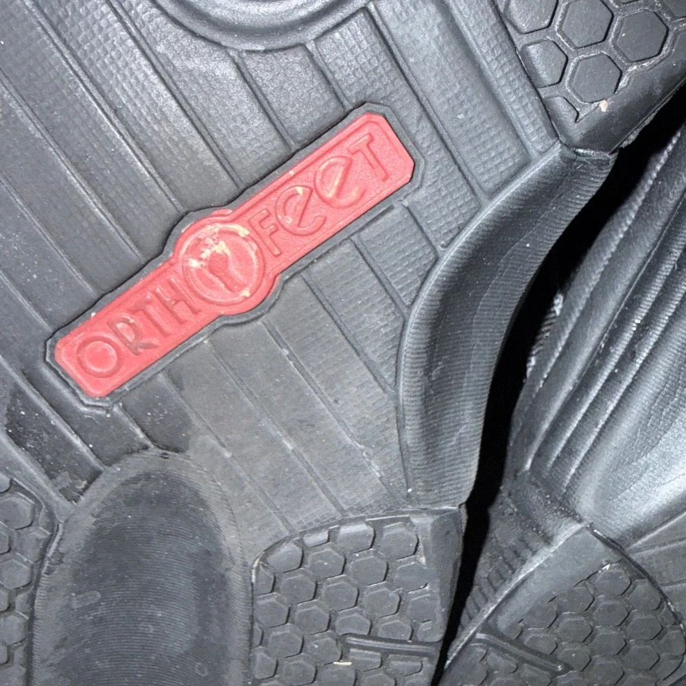 Orthofeet 611 Sprint Mens Athletic Shoes Black Mesh Sneakers Size 12 D Medium